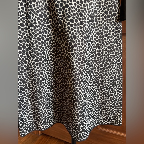 Weekend Max Mara Dress with Cropped Sleeves Brown Leopard Size L - Picture 5 of 16